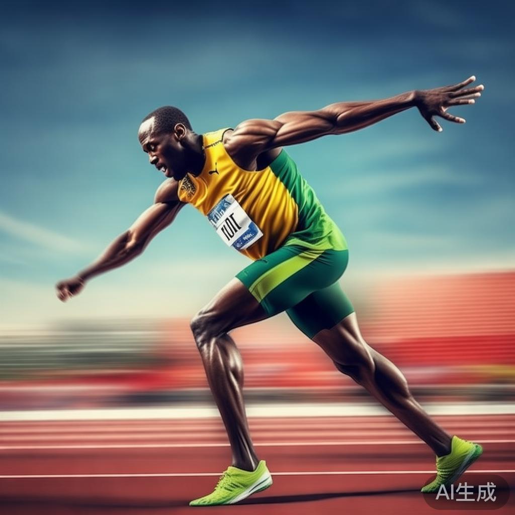 非凡体育界的传奇故事:那些永不褪色的辉煌瞬间 另一个富有传奇色彩的例子是尤塞恩·博尔特,这位牙买